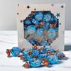 300g Square Star Patterned Box of Walkers Salted Caramel Toffee view 4