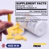 Freak Athletics Berberine HCL 500mg 60 Vegan Capsules, Berberine Hydrochloride for Daily Wellness Support, High Strength, UK-Made view 2