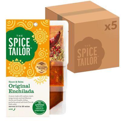 The Spice Tailor Mexican Enchilada Sauce & Salsa Meal Kit (5-Pack)