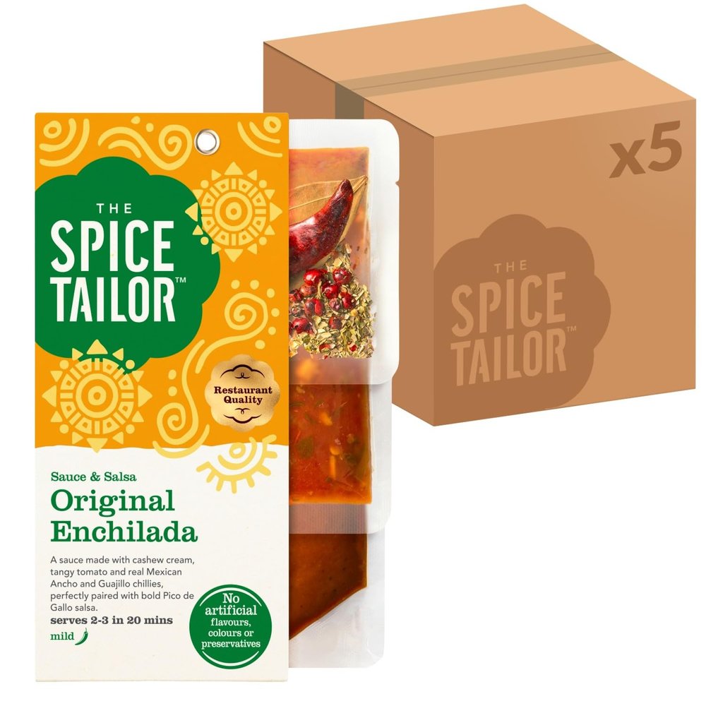 The Spice Tailor Mexican Enchilada Sauce & Salsa Meal Kit (5-Pack)