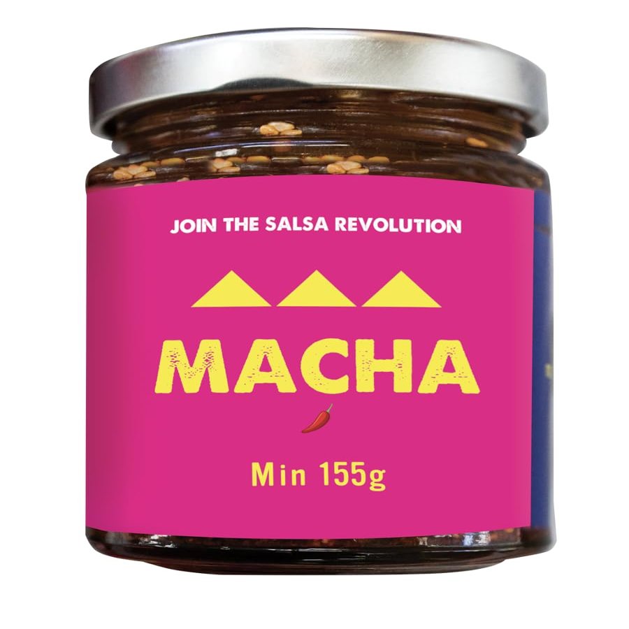 CASAZUL Macha Chilli Oil Crunch Authentic Mexican Salsa Macha with Garlic, Peanuts & Sesame Spicy Crunchy Oil for Tacos, Noodles & Eggs Vegan Hot Sauce (155g)