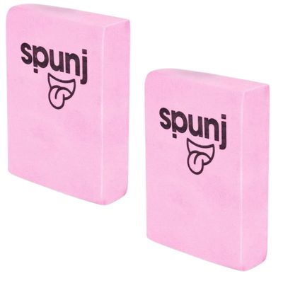 2 x Super Absorbent Spunj Sponges Reusable Non-Scratch Cleaning Pads