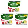 Gut Health Yoghurt Activias Multipacks Rhubarb, Strawberry, Vanilla and Blueberry 12x115g (Strawberry 12x115g) view 1