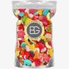 BG Non-Fizzy Gluten-Free Quality Pick & Mix Sweets - Large Retro Candy Sweeties 800g Pouch Gummy Jelly Chewy Pick n Mix view 1