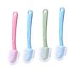 Veemoon Plastic Shoe Cleaning Brush Set Random Color with Long Handle 4pcs Strong Cleaning and Anti-slip Features for Travel and Kitchen Use view 1