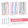 Gatuida 4pcs Long-handled Shoe Cleaning Brushes Plastic Multi-sided Scrubbing Tool for Household Shoe Dirt Removal and Bathroom Cleaning Sturdy and Surfaces Random Color view 3
