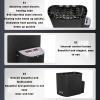 Digital Control Sauna Heater, Ultra-thin Touch Screen Panel, Dry Steam Bath Stove for Home, Hotel, Spa Steam Room view 4