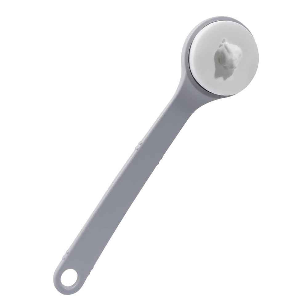 Back Applicator for Lotion, Long Handle Applicators, Flexible Head Tool, Easy-Grip Skincare Wand, Ointment Moisturizer Spreader for Shower Bathroom Self-Use Elderly 11.22x2.95in