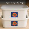 Amee Houseware 16L Square Washing Up Bowl - Compact Sink Basin with Moulded Handles - 4 Assorted Colours - Durable Plastic Bowl - Kitchen, Laundry, Travel Use - 15cm x 31cm x 41cm (White, Pack of 2) view 4