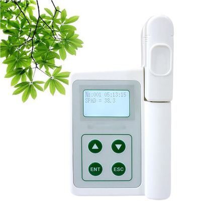 Digital Chlorophyll Meter with LCD Display for Rapid Plant Health Measurement, USB Data Export, Ideal for Agricultural Research and Field Studies, Includes Portable Suitcase