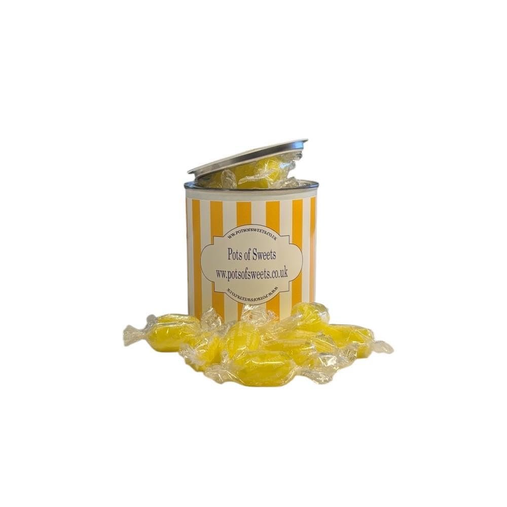 250g Paint Pot Tin of Sherbet Lemon Sweets