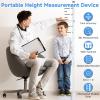 Snovire Portable Height Measurement Device, Medical Height Measurement Rod 27.6-82.7 inches/70-210 cm, Aluminium Mechanical Height Chart for Adults, Kids view 2