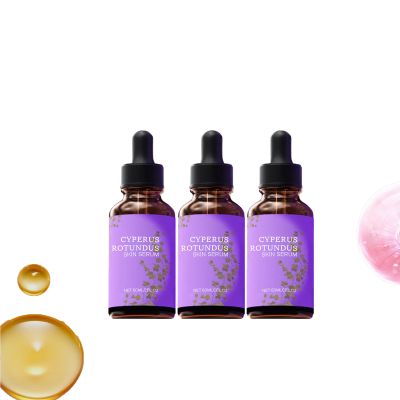 Cyperus Rotundus Oil Serum, Natural Cyprus Skin Serum, Reduce Hair Growth, Soothe and Moisturize Skin, Shrink Pores, Organic Hair Inhibitor for Face and Body, Safe for Sensitive Skin (3PCS)