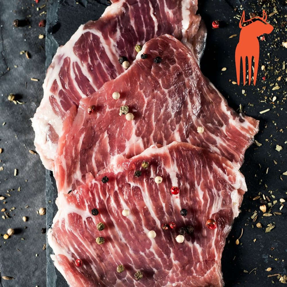 IBERICO PORK Presa Spanish Meat Acorn-fed Free range 100% Iberico FROZEN MEAT (699g-799g)