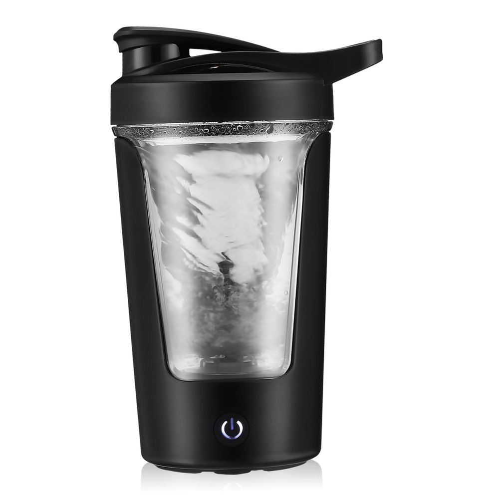 Garneck Electric Shaker Bottle Rechargeable Mixing Cup Automatic Stirring Mug for Protein Shakes Soy Milk Latte
