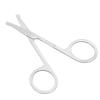 Naroote Round Nose Hair Scissors, Mustache Scissors Stainless Steel Safe Trimming for Eyebrows and Nose Hair Eyebrow for Men and Women Use view 3