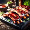 IBERICO 100% Acorn-Fed Pork Ribs Spanish Meat Free range 100% Iberico FROZEN MEAT ( 800g-1100g) view 4