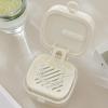 Tezklc Denture Containers for Soaking | Denture Holder Case Set | with Mirror Teeth Protection Cover Cleaning Box Set for Women Men Elderly Child Travel Bathroom Retainer view 3