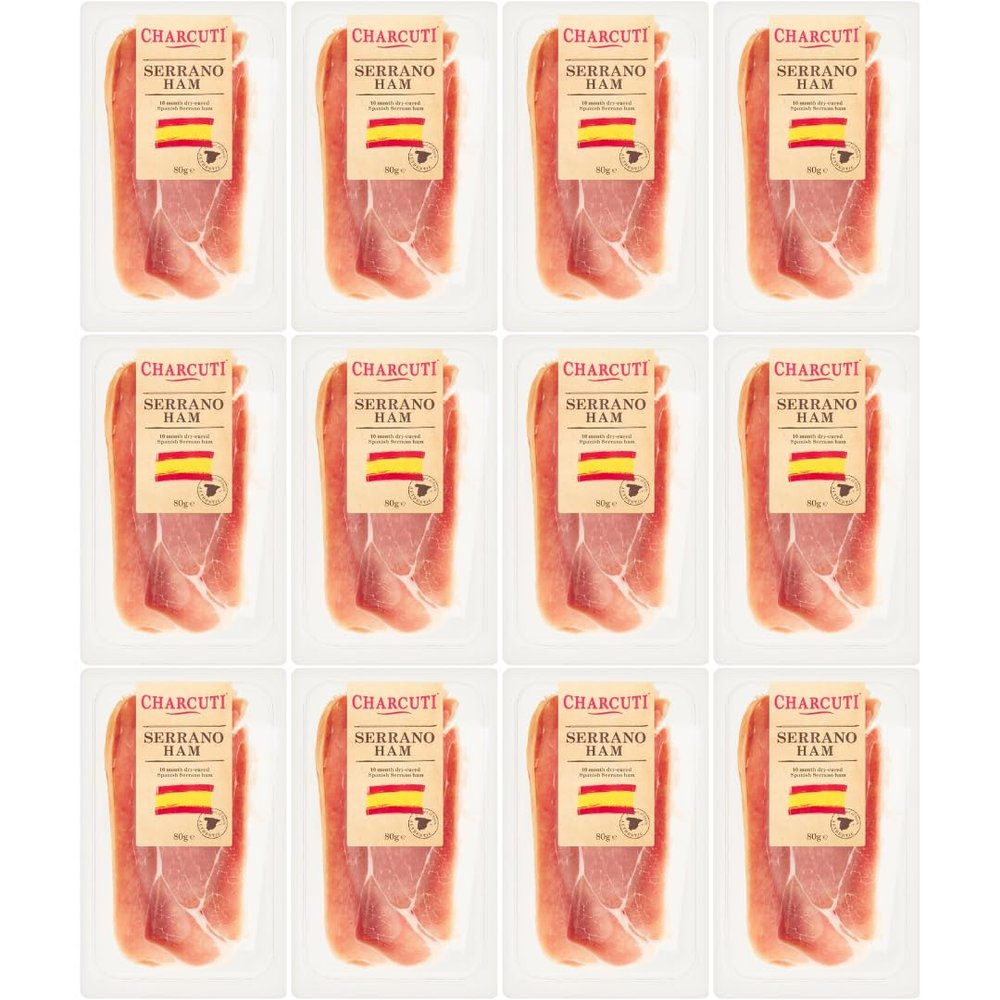 Spanish Jamon Serrano (12x80g)