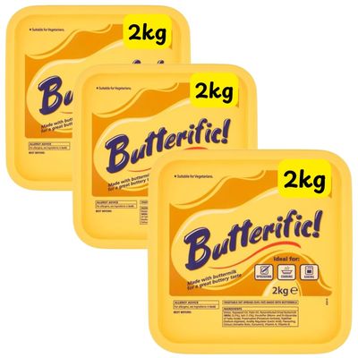 Vegetarian Fat Spread, for Spreading, Cooking, Baking (3x2kg)