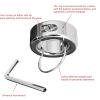 Men's Heavy-Duty Stainless Steel Weight Training Ring, Physical Stretching Ball Accessory, 1 Piece-ukhlF35 (Standard+40mm Ball) view 2