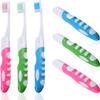 3PCS Travel Toothbrush Set, Foldable Toothbrushes for Travel - Portable Soft Bristle Compact Toothbrush for Adults & Kids, Camping, Hiking, Backpacking (Space-Saving Design) view 1