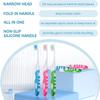 3PCS Travel Toothbrush Set, Foldable Toothbrushes for Travel - Portable Soft Bristle Compact Toothbrush for Adults & Kids, Camping, Hiking, Backpacking (Space-Saving Design) view 4