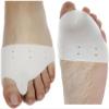 1Pair Soft Toe Correction of Thumb Valgus Silicone Forefoot Pad Gel Orthosis Separated Toes Foot Care Tool (B) view 1