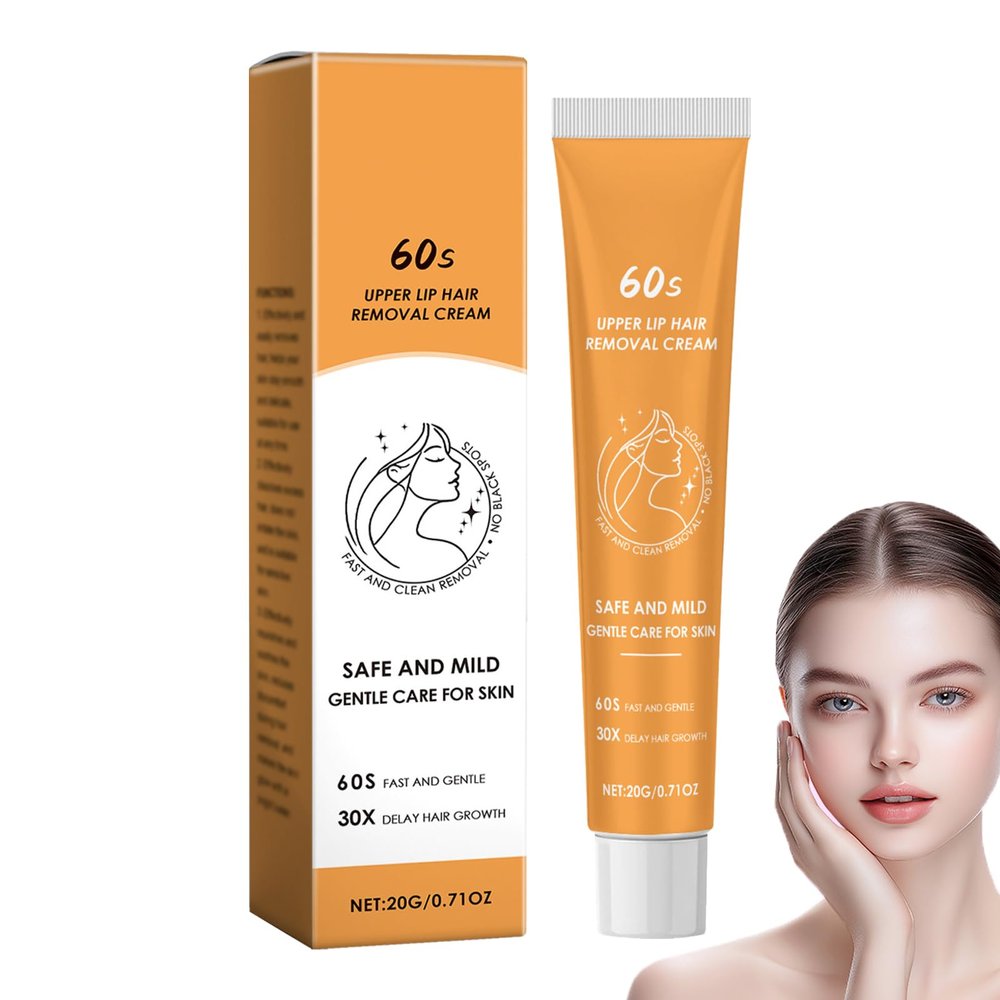 Barebliss Facial Hair Removal Cream, Lip Hair Removal Cream for Women, Sensitive Skin Hairs Remover Creams, Painless Hairs Remover Creams, Gentle & Effective Depilatory for Face, for Chin (1)