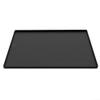 Bedside Commode Floor Protector Mat, Silicone Waterproof Non-slip Floor Protector With Raised Edge For Bedroom, Bathroom, Kitchen, Dorm(60 * 50CM Black) view 1