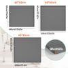 Bedside Commode Floor Protector Mat, Silicone Waterproof Non-slip Floor Protector With Raised Edge For Bedroom, Bathroom, Kitchen, Dorm(60 * 50CM Black) view 3
