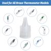 100 Pcs Braun Thermometer Caps,Ear Thermometer Probe Covers Replacement caps for all Braun modelsand Various Types of Ear thermometer view 4