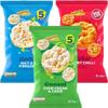 Rice Cakes Snack Multi Pack - Salt & Vinegar, Sour Cream & Chive, Sweet Chilli Popped Rice Cake Mixed Snacks (12 Mixed) view 1