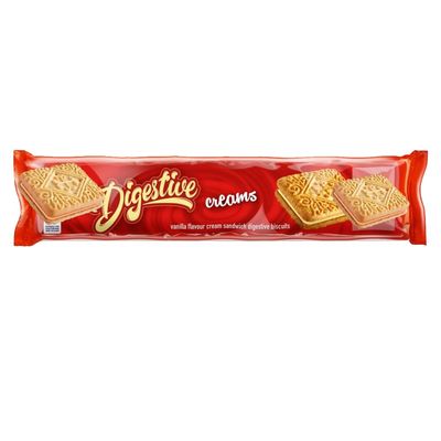 Hills Variety Cream Biscuits 150g Assorted Flavours Sandwich Biscuits Crunchy & Creamy Snack Ideal for Sharing, Tea Time & Lunchboxes (8, Digestive Creams)