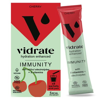 Vidrate Electrolytes Powder, Cherry, 8 Sachets