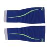 ACOGEDO Enhanced Calf Compression Sleeves for Sports - Footless Leg Compression Sleeve Splint for Running, Cycling - Dark Blue L/XL Blended Fabric (XXL) view 2