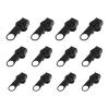 12 Pieces Zip Pullers Pockets DIY Tailor Crafts Luggage Zipper Sliders Replacement view 2