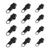 12 Pieces Zip Pullers Pockets DIY Tailor Crafts Luggage Zipper Sliders Replacement view 3