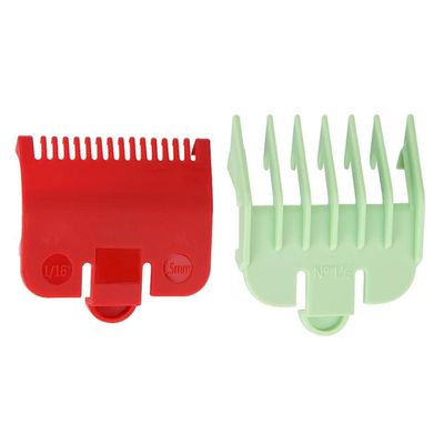 2 Pieces Hair Clipper Limit Comb Guide Attachment Set Hair Styling Trimmer Combs