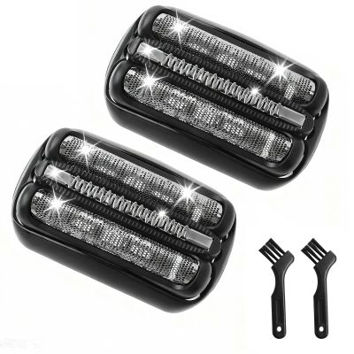2 Pack S3 Replacement Head Compatible with All Series 3 Shaver, 21B Foil & Cutter Razor Heads Wet and Dry Shaver Head for 3040s 3080s 3050cc 3010s 3000s 320 330 340 370cc 3090cc etc