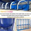 Freestanding Gas Cylinder Holder - Sturdy Steel Base for Secure Storage of Nitrogen, CO2 & Oxygen Tanks view 3