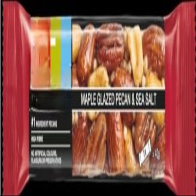 Maple Glazed Pecan & Sea Salt High Fibre Healthy Snack 40g (Pack Of 12) Twisty Treat Gift Hamper, Easter,Christmas,Birthday For All Occasions