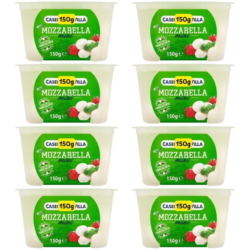Mozzarella Balls in brine - Mozarella Cheese (8x150g)