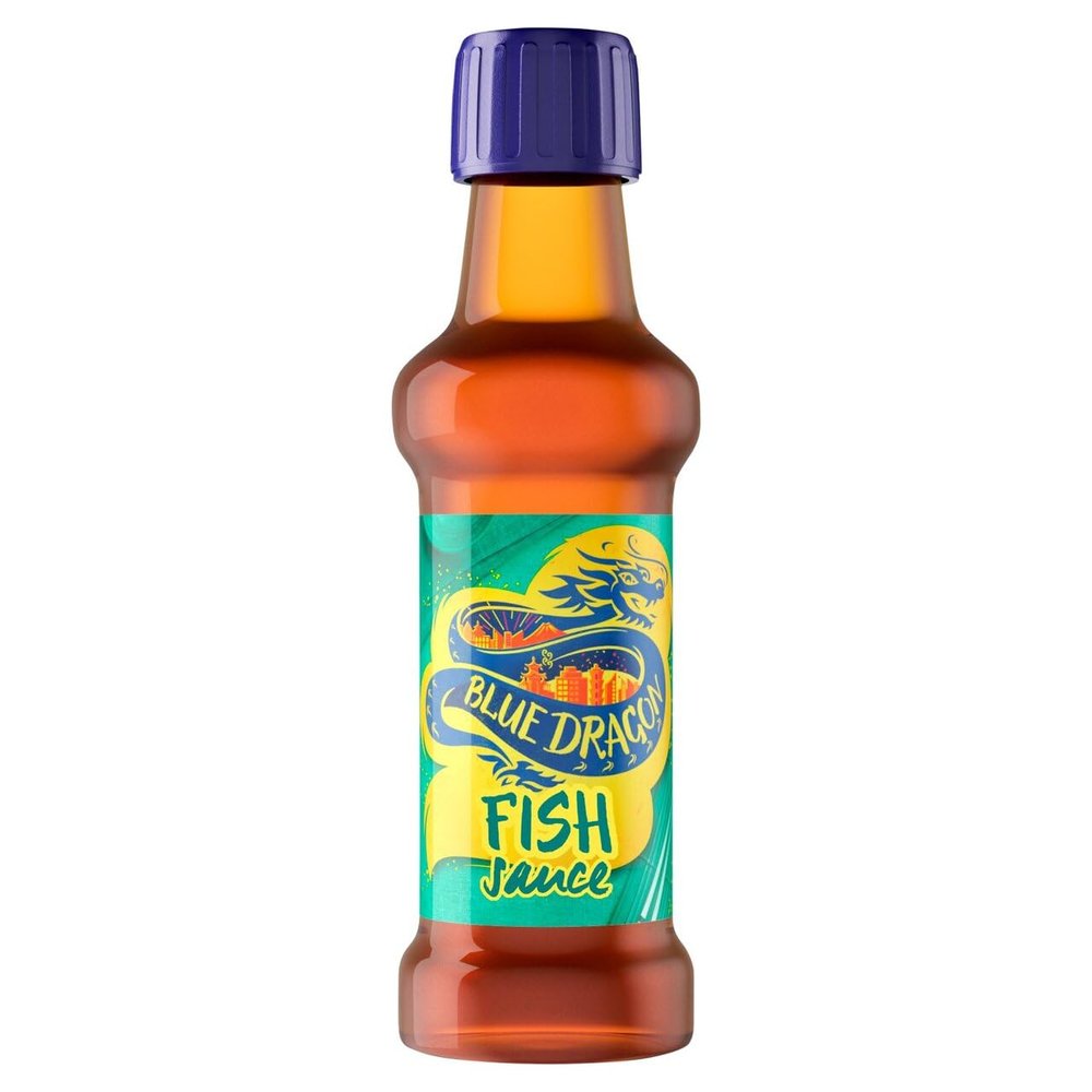 Blue Dragon Thai Fish Sauce, 150ml Bottle, Premium Umami Seasoning for Stir-Fries and Curries