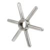 Artibetter Stainless Steel Cup Washer Head for Bar and Household Use, Easy to Disassemble and Clean Snowflake Rinser Accessory for Beverage and Beer Cups view 1