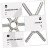 Artibetter Stainless Steel Cup Washer Head for Bar and Household Use, Easy to Disassemble and Clean Snowflake Rinser Accessory for Beverage and Beer Cups view 3