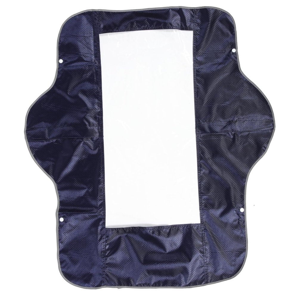 VALICLUD Oxford Fabric Waterproof Scooter Protector Cover for Electric Mobility Scooters Large Size Navy Blue Suitable for Elderly and Disabled Users