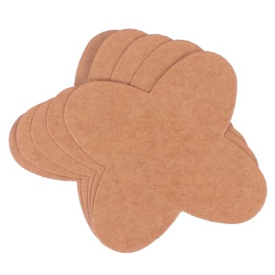STOBAZA 100pcs Khaki Kraft Paper Chocolate Tray Candy Holder with Portable, Separate Packaging Design, Creative and Practical Paper Candy Wrapper Tray for Boxes or Party Use