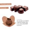 STOBAZA 100pcs Khaki Kraft Paper Chocolate Tray Candy Holder with Portable, Separate Packaging Design, Creative and Practical Paper Candy Wrapper Tray for Boxes or Party Use view 4