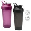2PCS Protein Shaker Bottle 600ML with Mixing Ball Pink Green Shaker for Protein Powder Smoothie Milkshake Supplement, Leakproof Flip On Lid, Shake Cup for Men Women Water Bottle for Gym Sports Fitness view 1